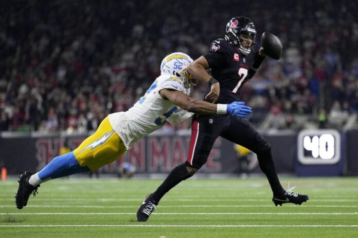 C.J. Stroud y la defensa de los Texans destrozan a los Chargers y avanzan a la Ronda Divisional