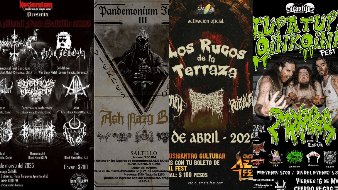 Festivales de Metal en el Noreste; Saltillo y Monterrey