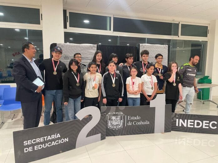 Concluye con éxito el Estatal Juegos Conade Coahuila 2025 de Ajedrez