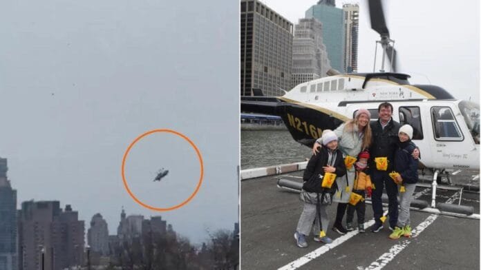 Tragedia Río Hudson: recorrido en helicóptero sobre NY era la celebración de un cumpleaños