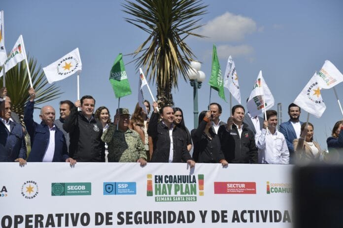 Arranca en Coahuila operativo de Semana Santa con seguridad, turismo y prevención