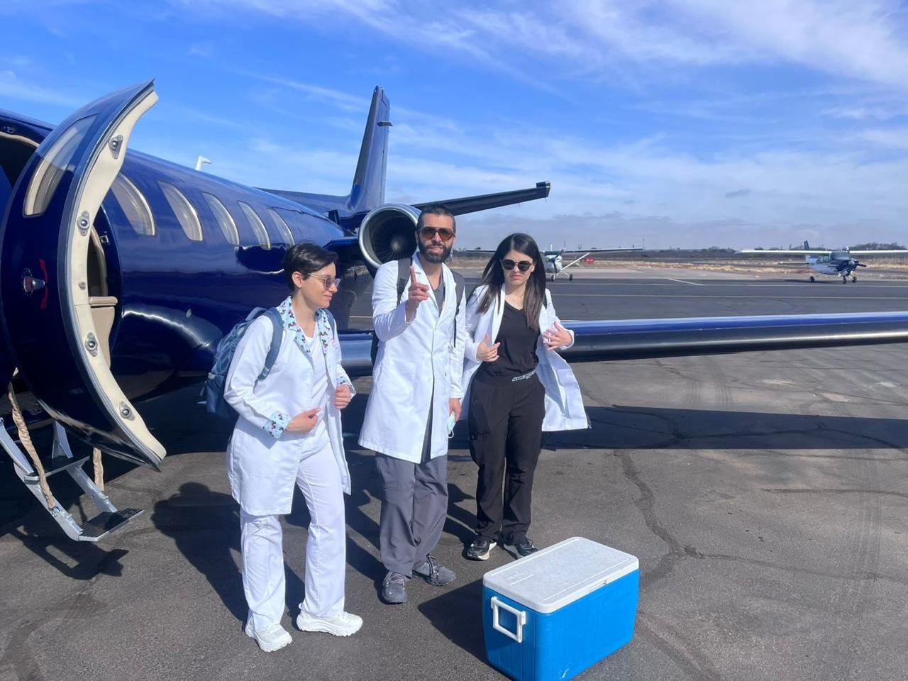 Realiza IMSS exitoso traslado aéreo de órganos desde Torreón hasta Culiacán, donde serán transplantados