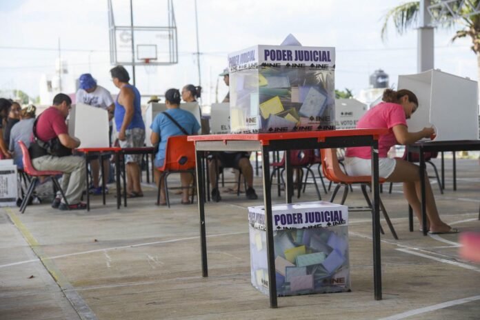 Coparmex reporta funcionarios incompletos, baja participación y confusiones en elección judicial