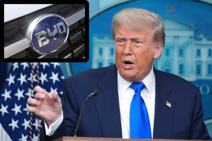 Espantan políticas comerciales de Trump a BYD, suspende construcción de su planta en México