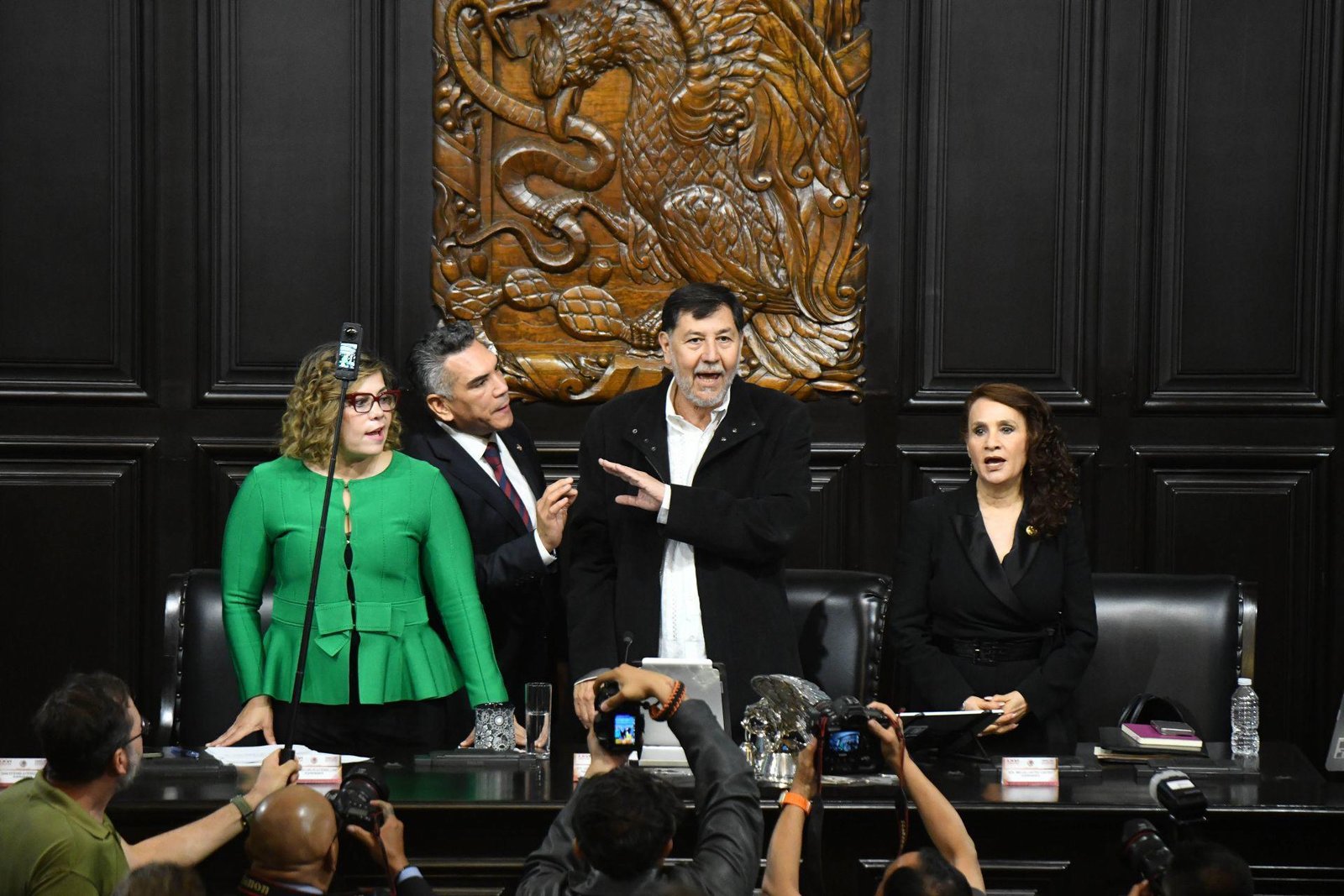 ¿Round 2? ‘Alito’ Moreno y Fernández Noroña se reencuentran en el Senado tras riña y denuncias