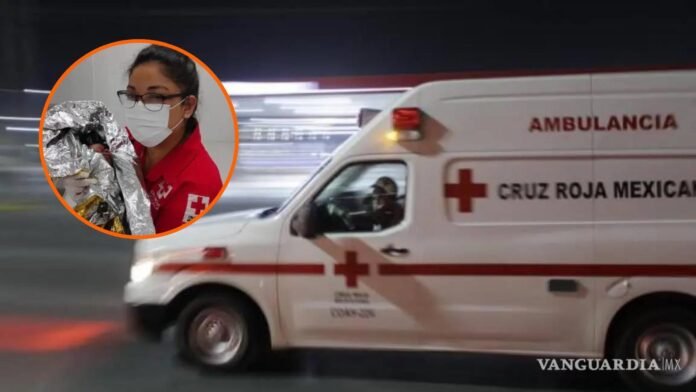 Parto inesperado en Múzquiz moviliza a paramédicos de la Cruz Roja