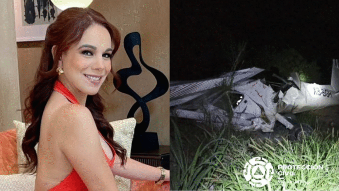 Fallece en accidente de avioneta, Débora Estrella, conductora de televisión de Nuevo León