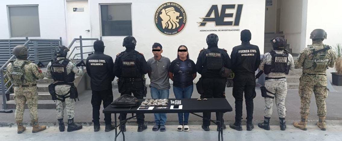 Cae con droga hombre que era buscado por secuestro, en Nuevo León
