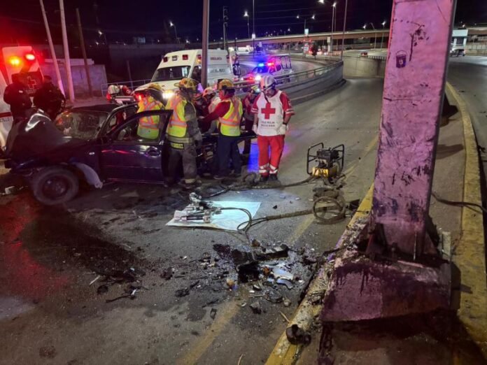 Exceso de velocidad y alcohol, causas de muerte de las dos mujeres en accidente al sur de Saltillo