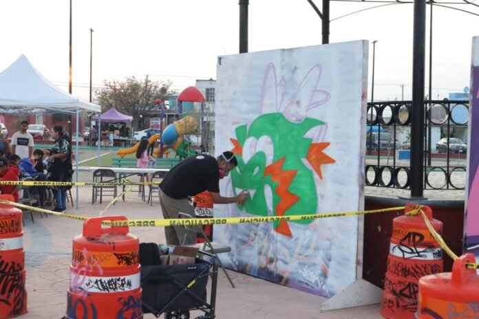 Saltillo: Disfrutan en Mirasierra del arte urbano con ‘La Ruta Más Creativa’