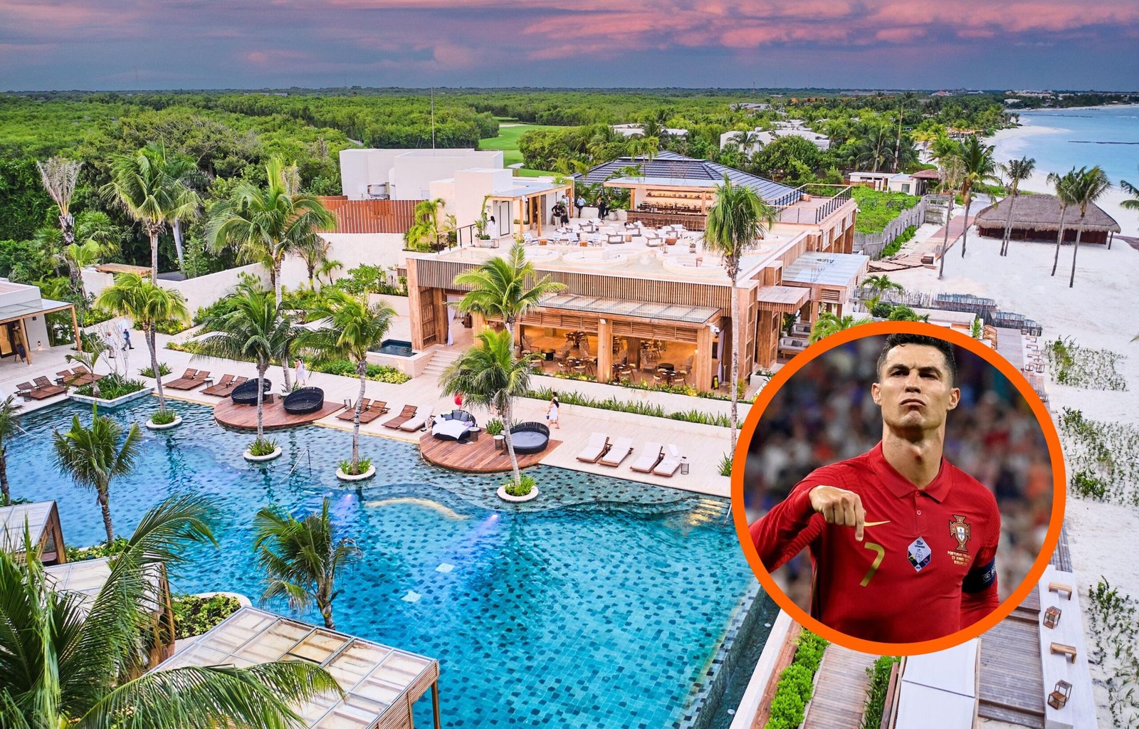 Cristiano Ronaldo se hospedará en un exclusivo resort de la Riviera Maya durante su visita a México