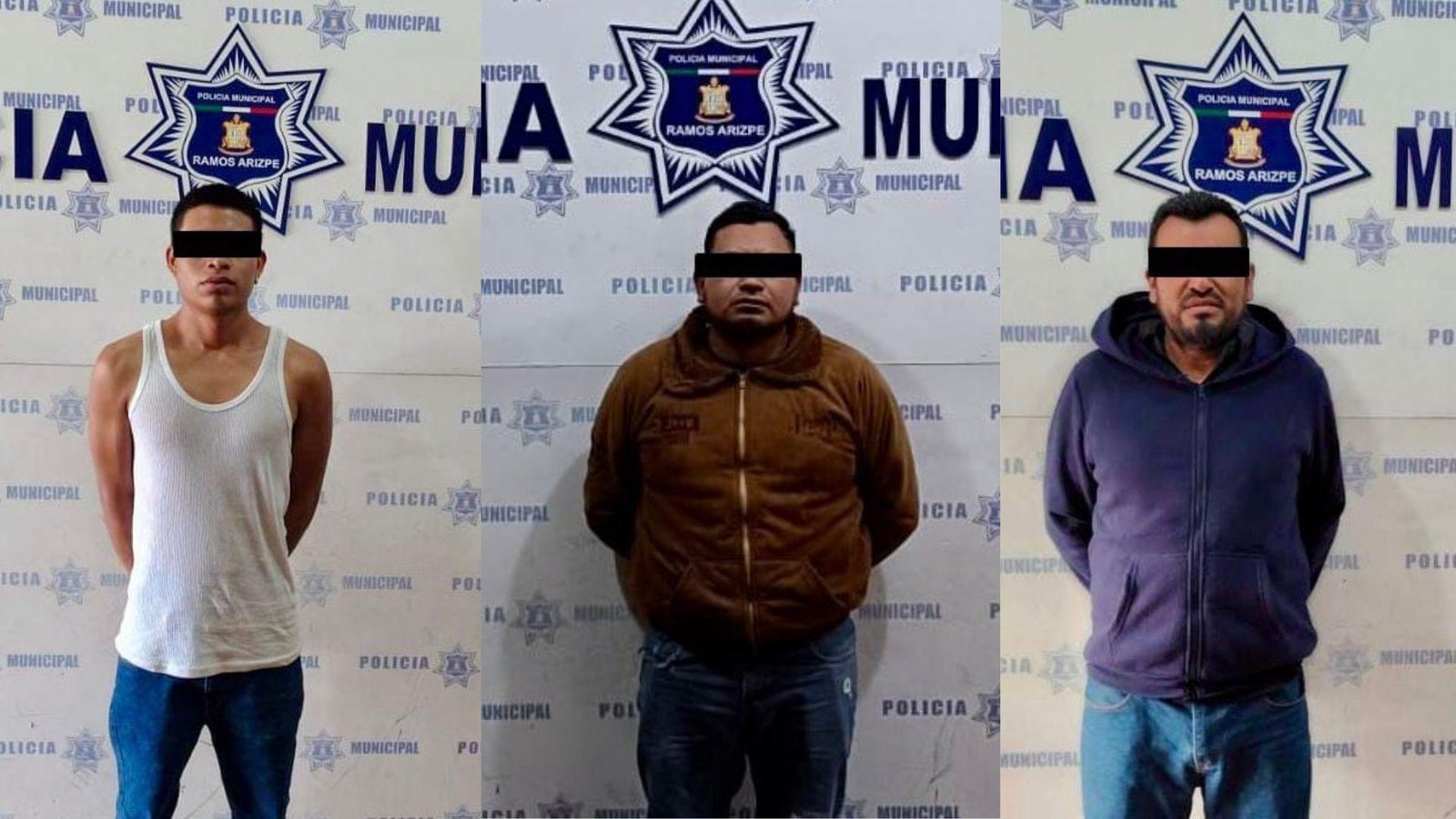 Detiene Seguridad Pública de Ramos Arizpe a presuntos responsables de violencia familiar