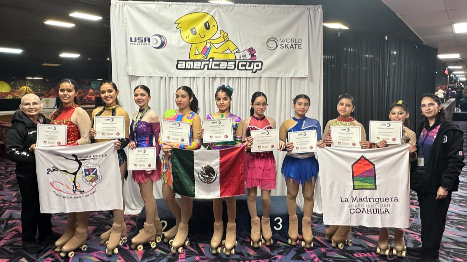 Oro y platas para Coahuila en la Americas Cup 2026 de patinaje sobre ruedas