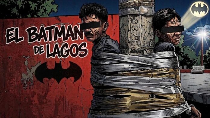 Surge el ‘Batman de Lagos de Moreno’... justiciero imita estilo del superhéroe para detener a presuntos criminales
